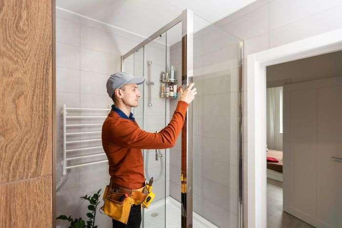 Shower instalation in Adeje